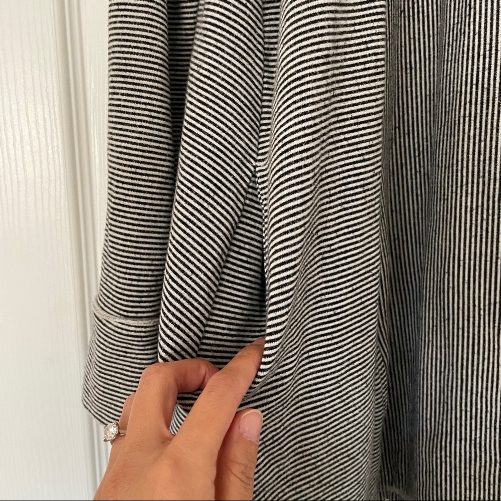 Dolan T Shirt Striped Open Cardigan - Picture 6 of 6